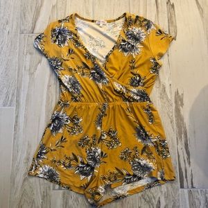 Perfect Fall Floral Romper